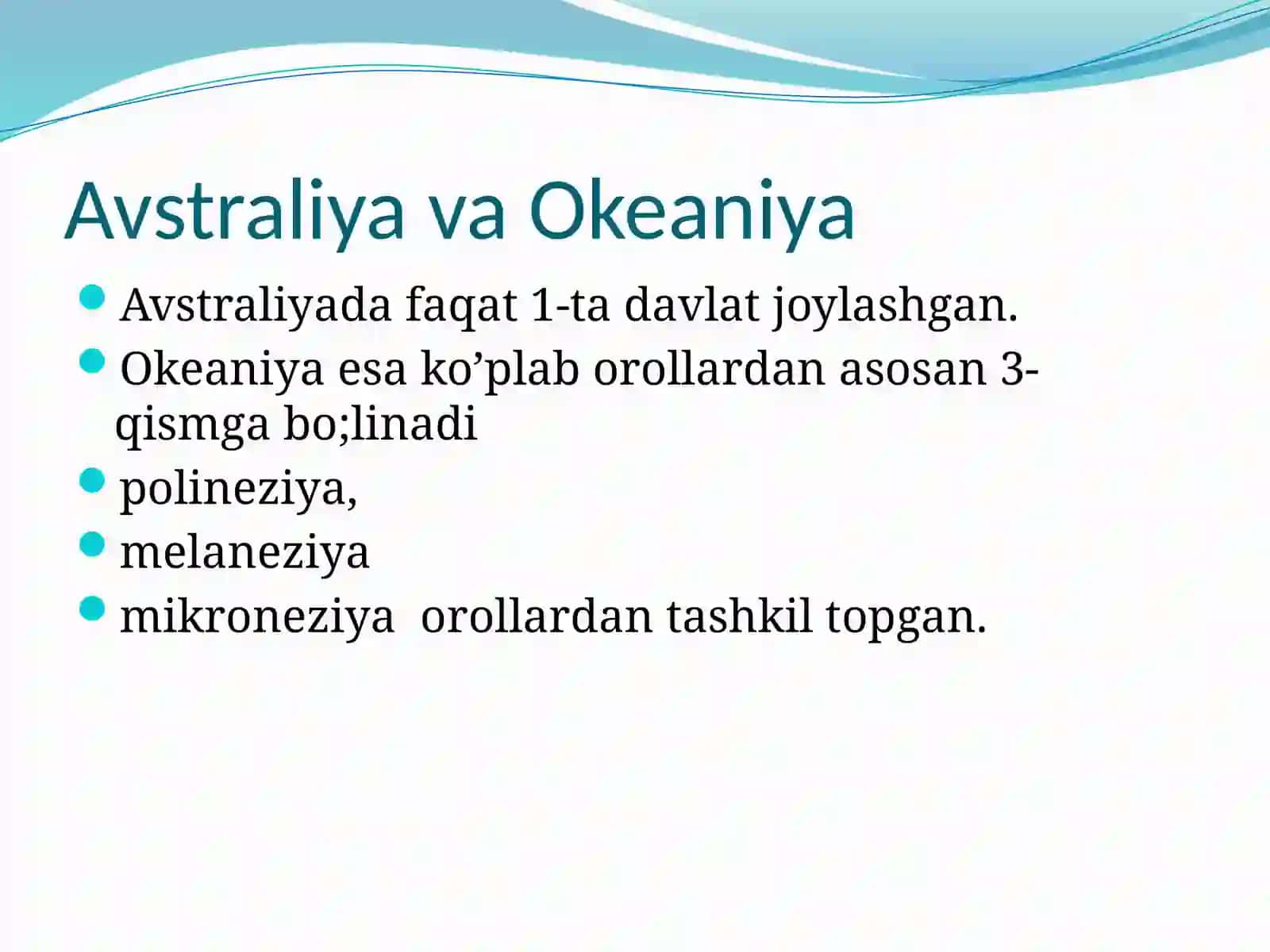 XORIJIY MAMLAKATLAR TARIXI 2