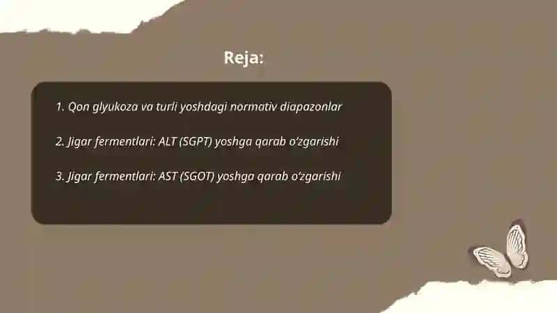 Turli yoshdagi bolalarda asosiy bioximik konstantalar 2