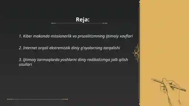 KIBER MAKONDA DIN. MISSIONERLIK VA PROZELITIZMNING IJTIMOIY- SIYOSIY XAVFI 2