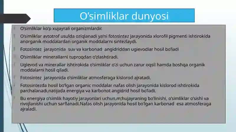 O’simliklardunyosi 2