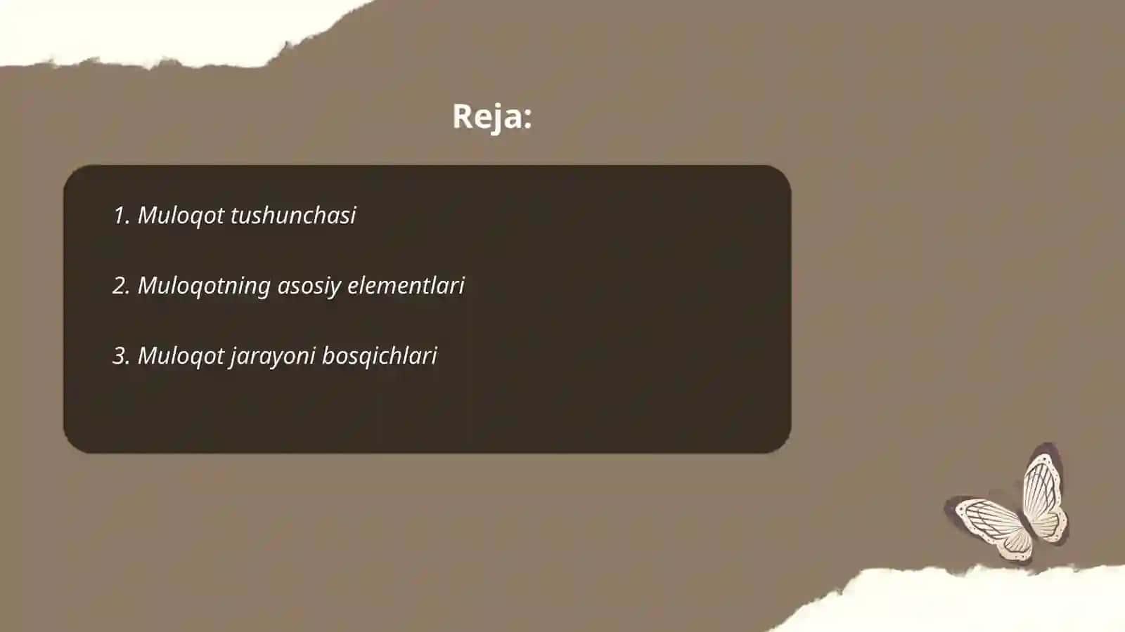 Muloqot haqida tushuncha 2