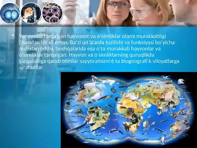 Evolutsiyani isbotlashda biogeografiya fani dalillari 2