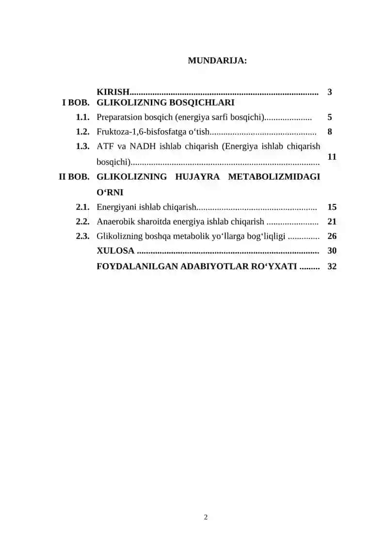 glikoliz va uning hujayra metabolizmidagi oʻrni 2