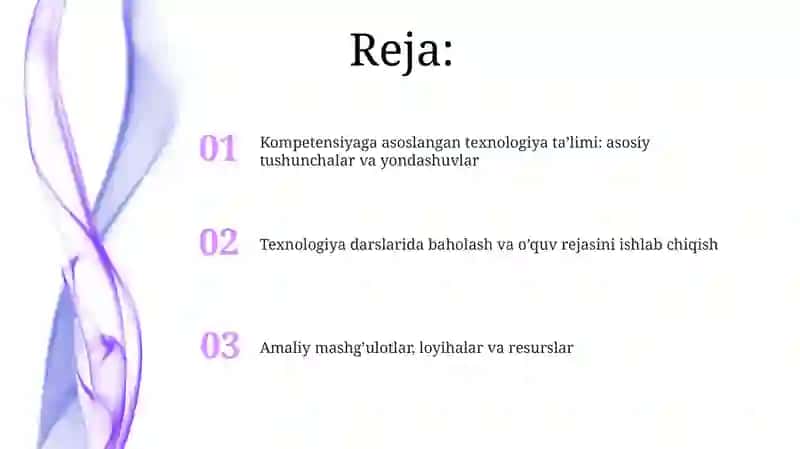 Kompetensiyaga asoslangan texnologiya ta’limi 2