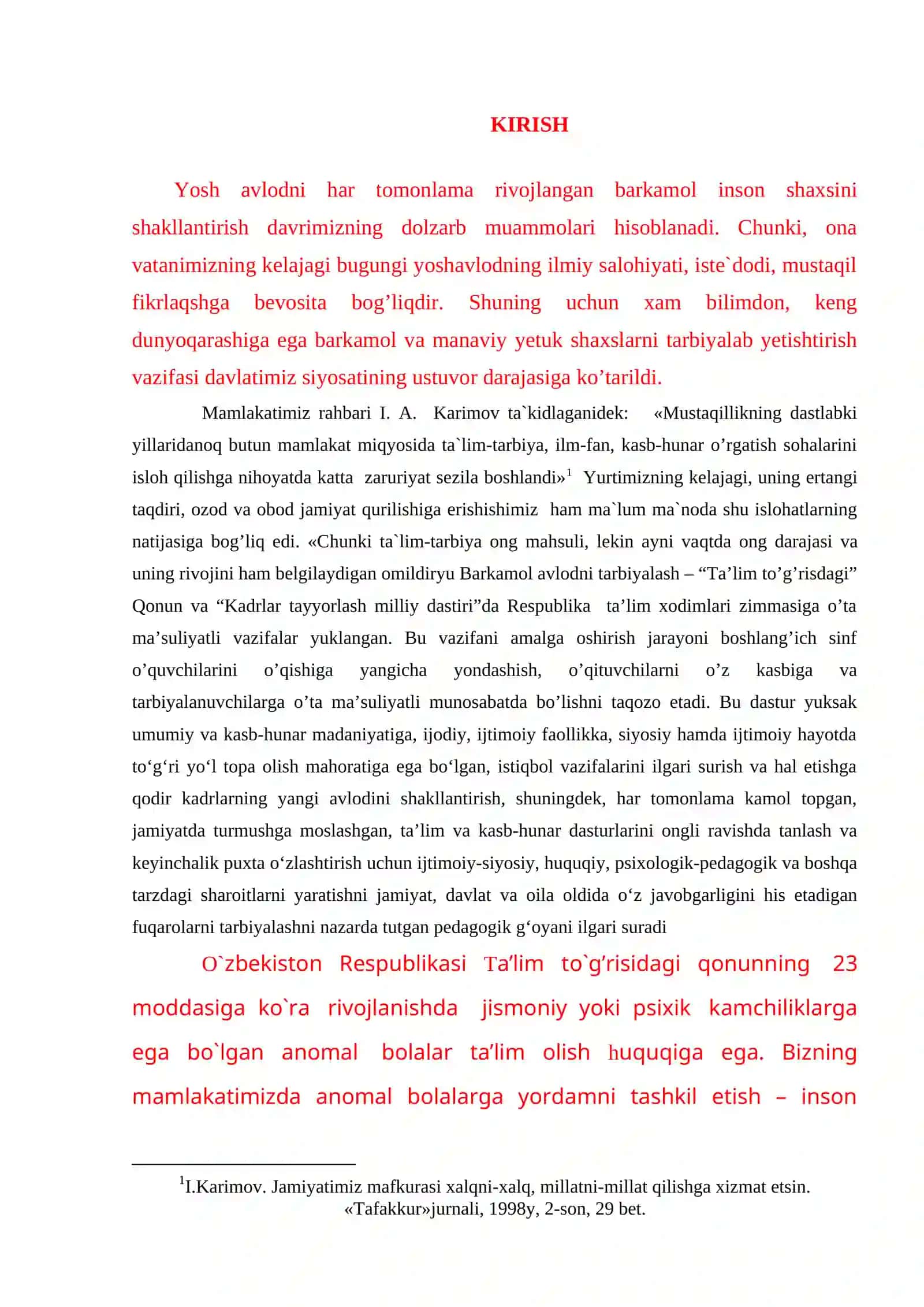 NUTQ KAMCHILIKLARINI BARTARAF ETISHDA DIFFERENSIALLASHGAN METODLARNI TANLASH USULLARI 2