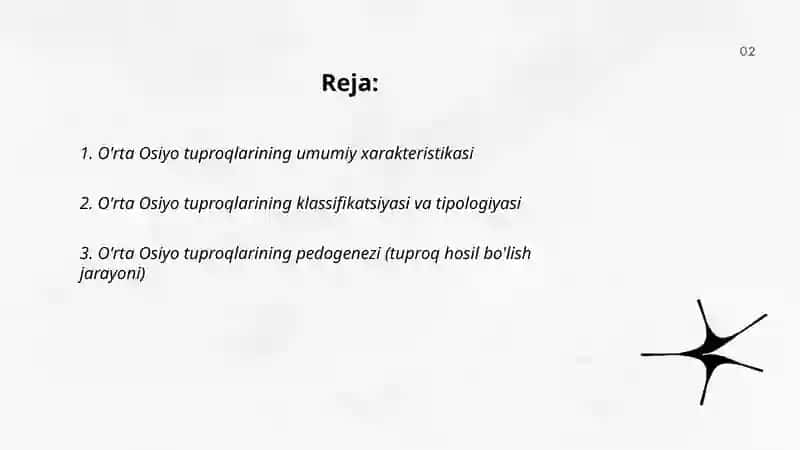 O'rta Osiyo tuproqlari 2