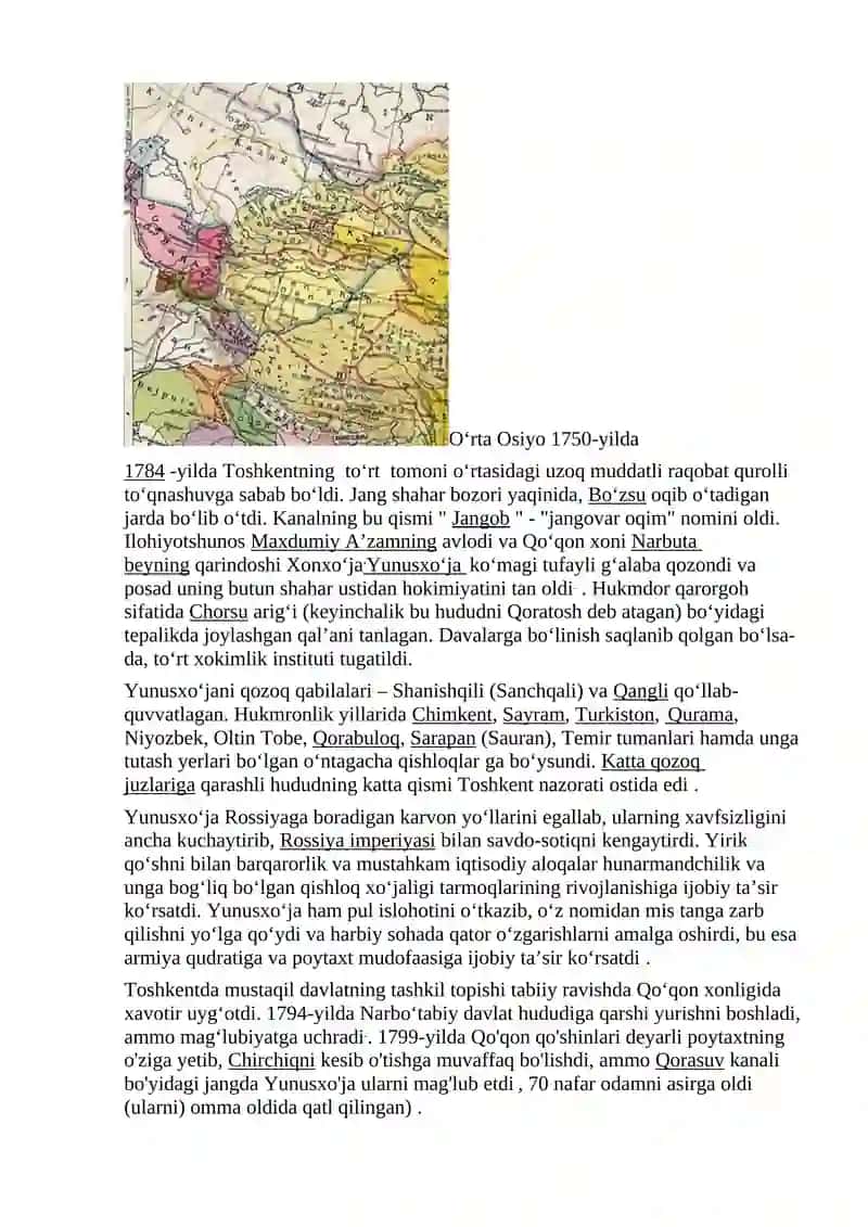 Toshkentning Tarixi 2