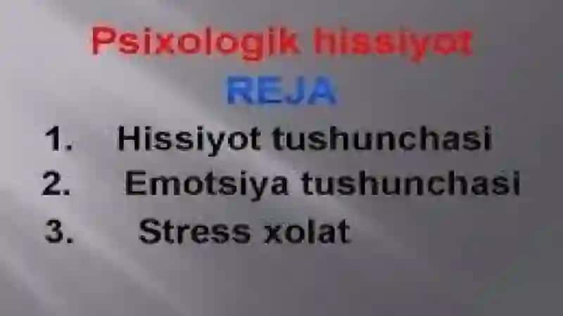 HISSIYOTNING PSIXOLOGIK TARIFI 2