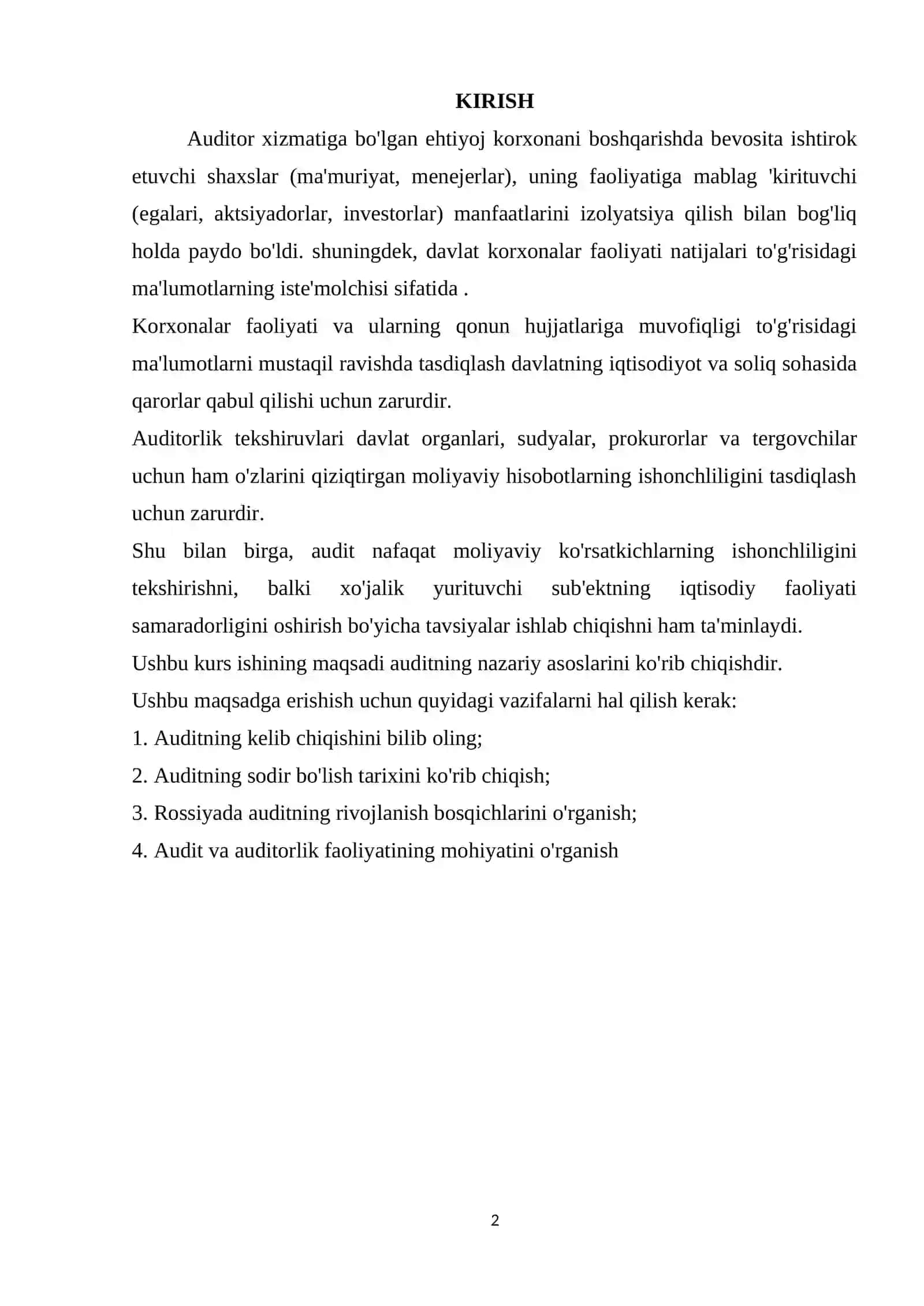 Auditning paydo bo'lish sabablari 2