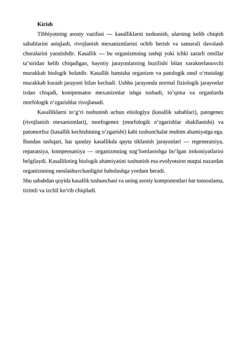 Kasallik haqida tushuncha 2