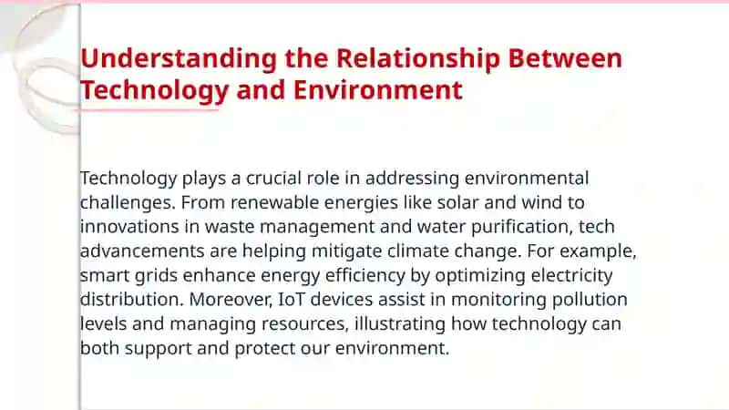 technology and environment 2