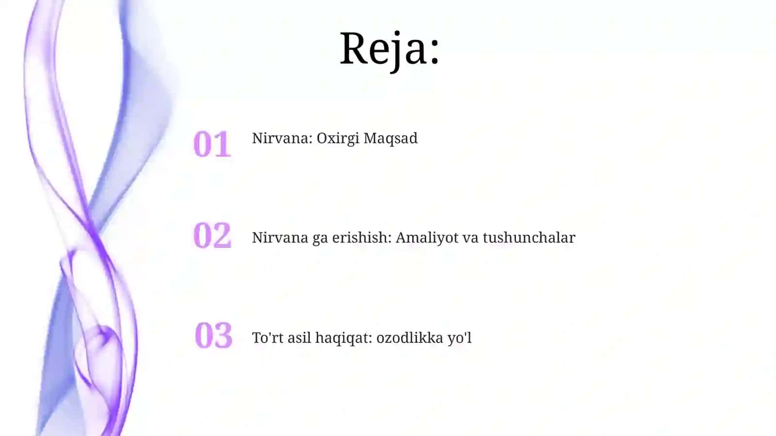 Buddizm ta'limotida datoʻrt oliy haqiqatni nirvana haqidagi qarashlar 2