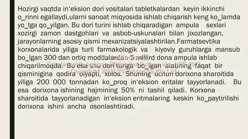 Ko'z dori turlari 2