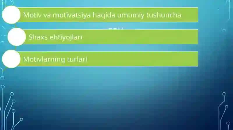 Xorij psixologiyadagi asosiy muammolar 2