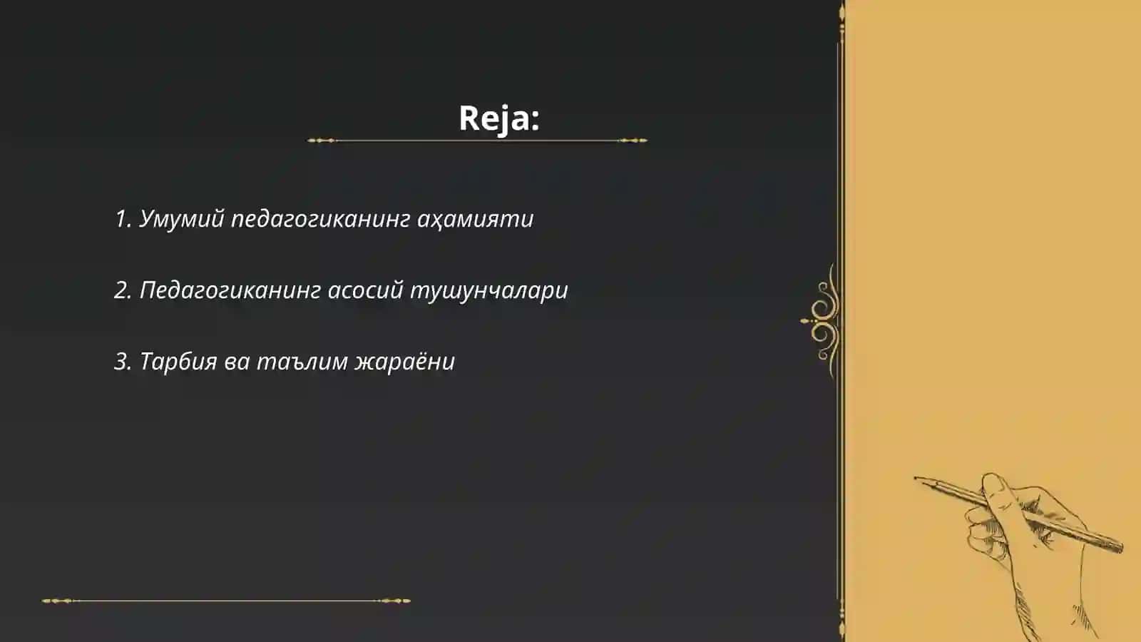 Umimiy pedagogika 2