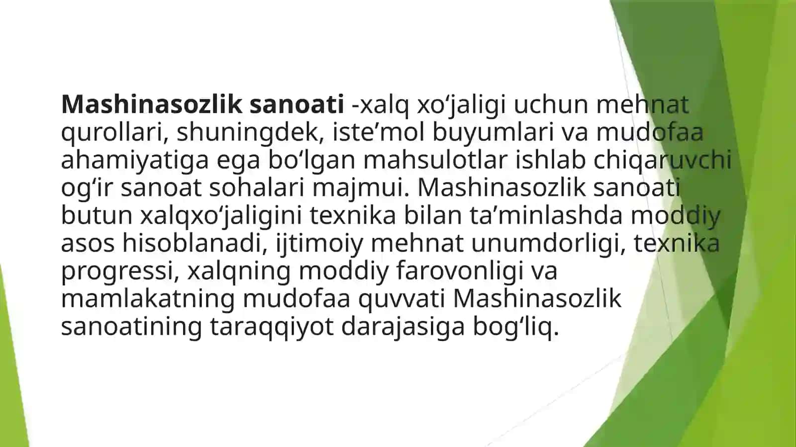 Mashinasozlikning zamonaviy texnika va texnalogiyalari 2