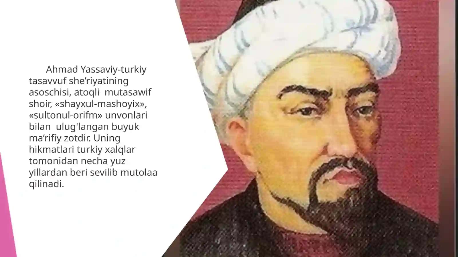 Ahmad Yassaviyning ijodiy merosi 2