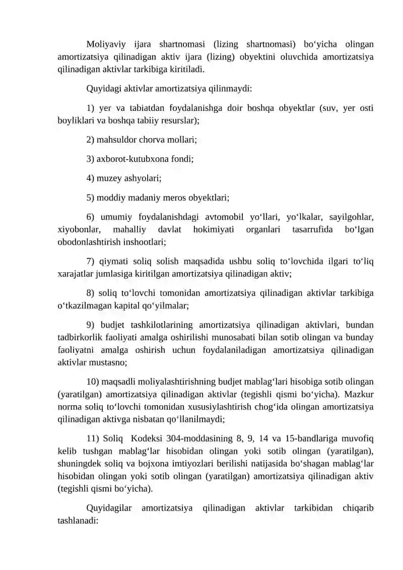 Amortizatsiya xarajatlari 2