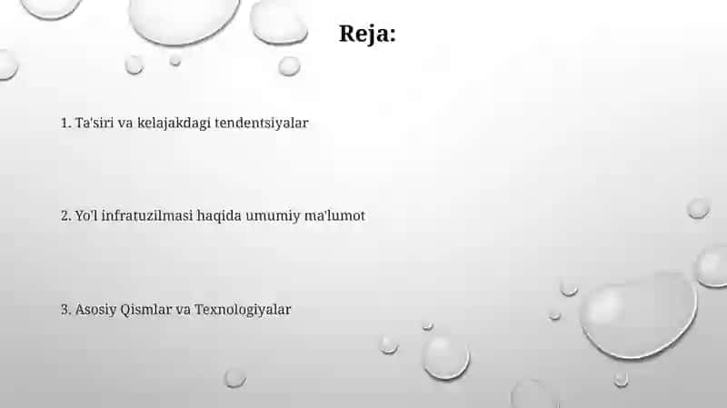 Avtomabil yoʻllarini jihozlash obyektlari 2