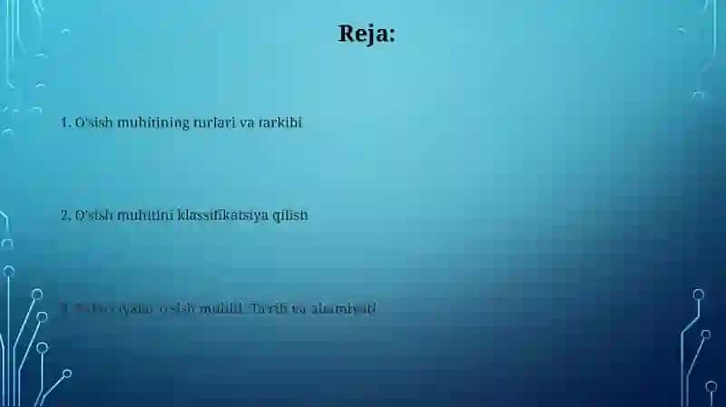 Bakteriyalarning o'sish xususiyatlari 2