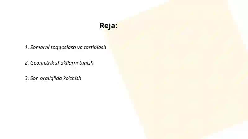 1-sinf matematika darslarida harakat yo'nalishini o'rgatish metodikasi 2