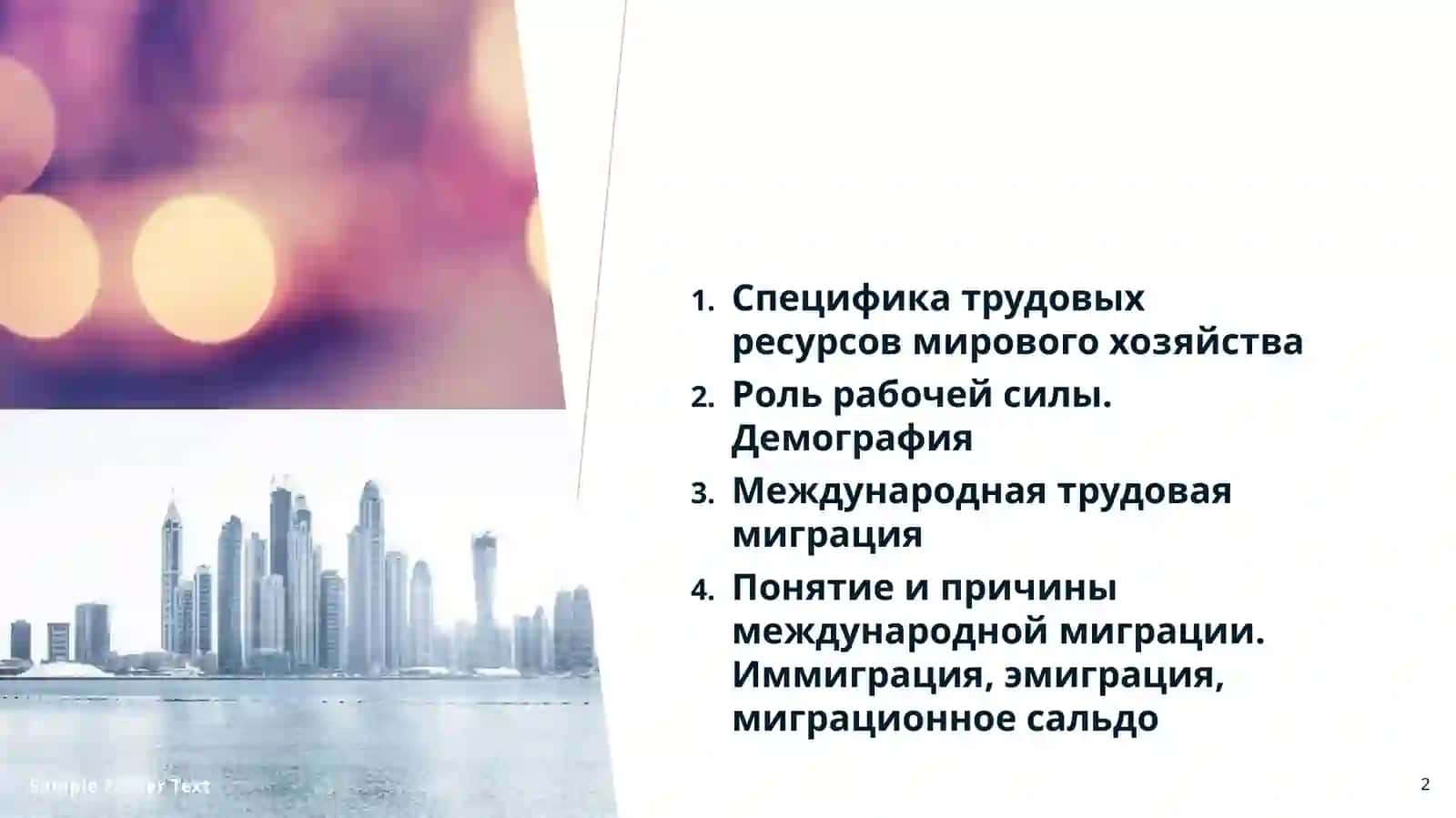 Международная трудовая миграция 2