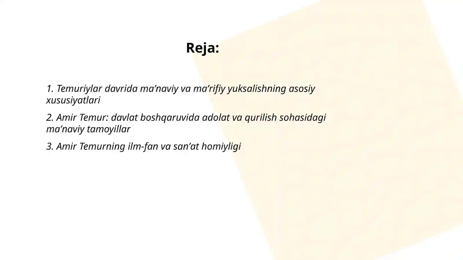 Temuriylar Davrida Maʼnaviy Maʼrifiy Yuksalish 2