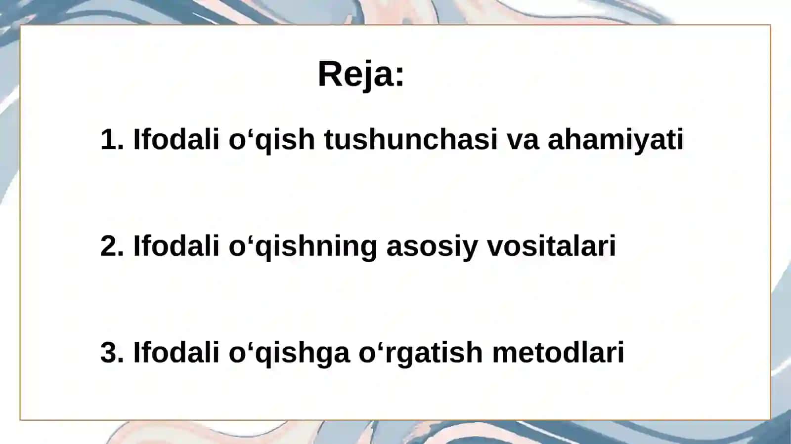 Ifodali oʻqish vositalari 2