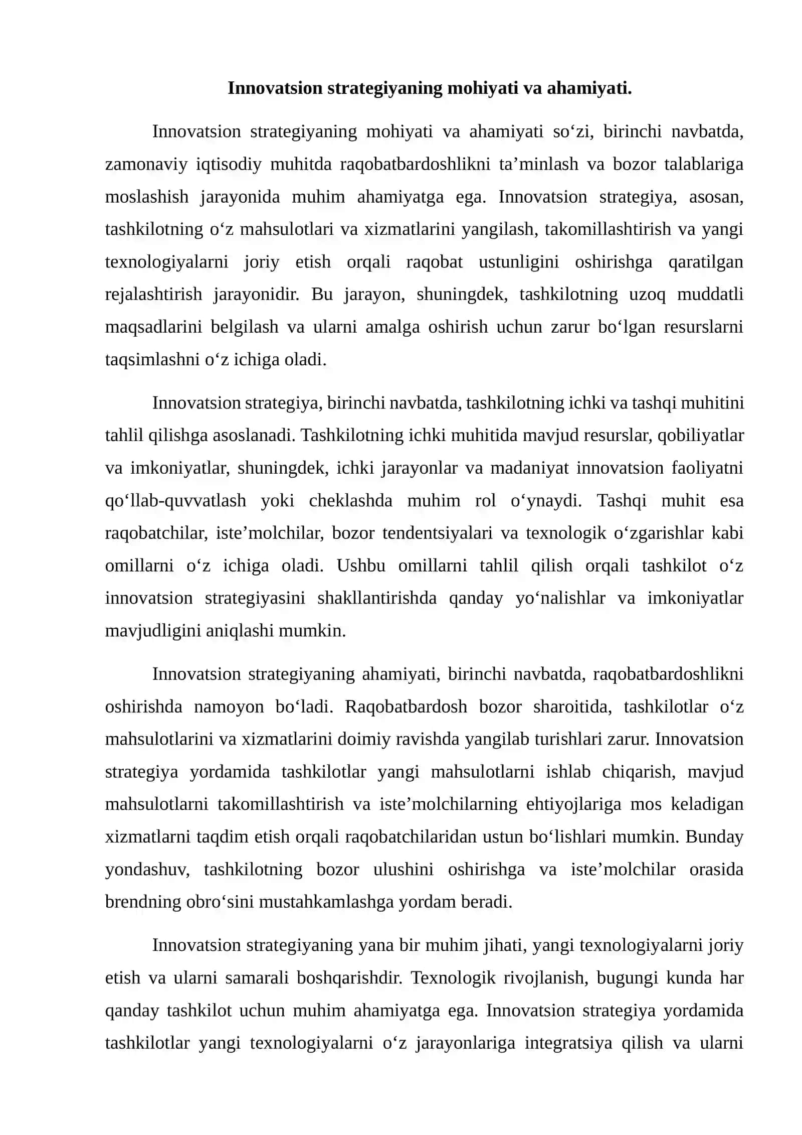 BEKOTA  MCHJ kolbasa mahsulotlarining innovatsion 2