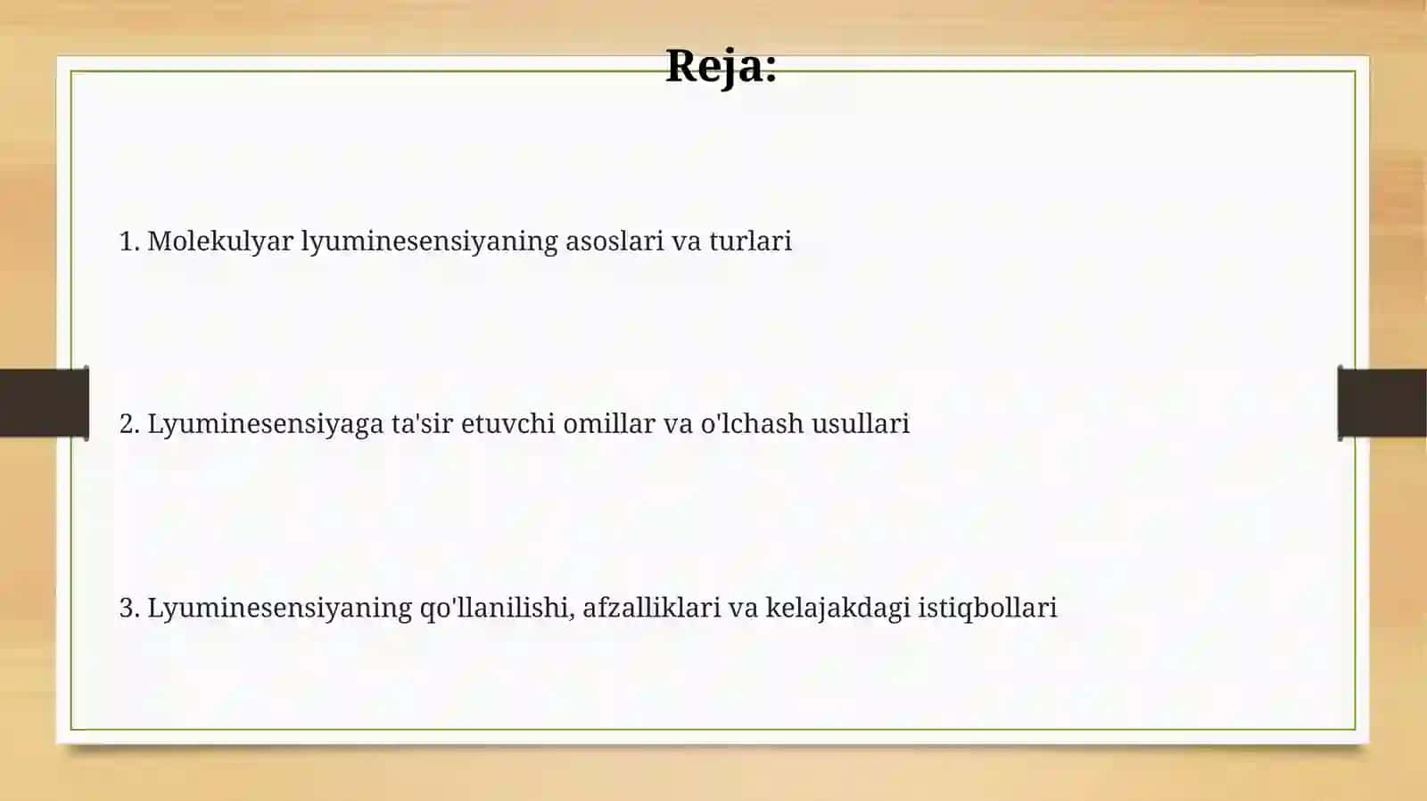 Molekulyar lyuminessensiya 2