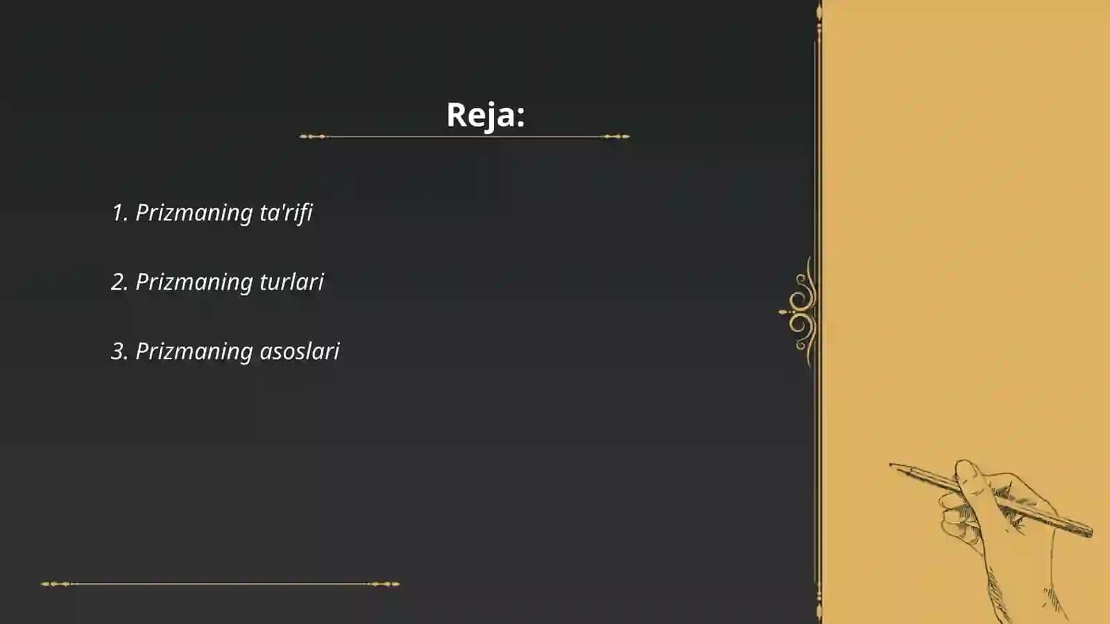 Prizma va uning sirti 2
