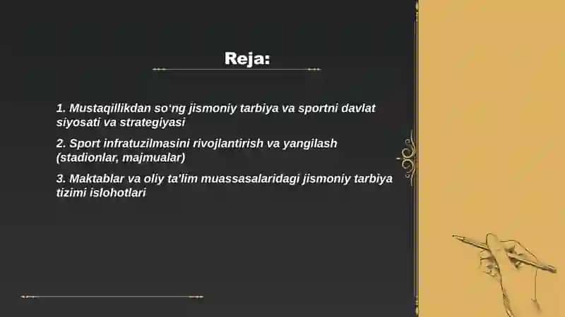 Mustaqillikdan So‘ng Jismoniy Tarbiya va Sport 2