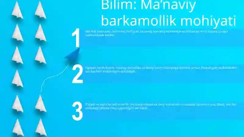 Bilim Inson Manaviy Kamoloti 2