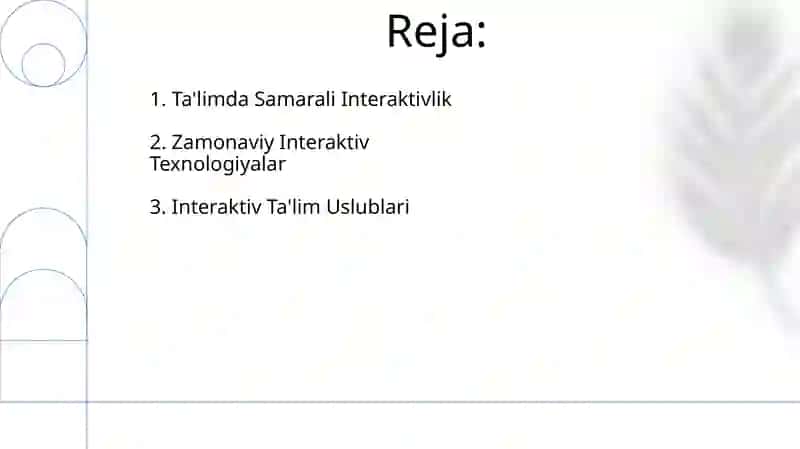 Oqitishning interfaol metodlari 2