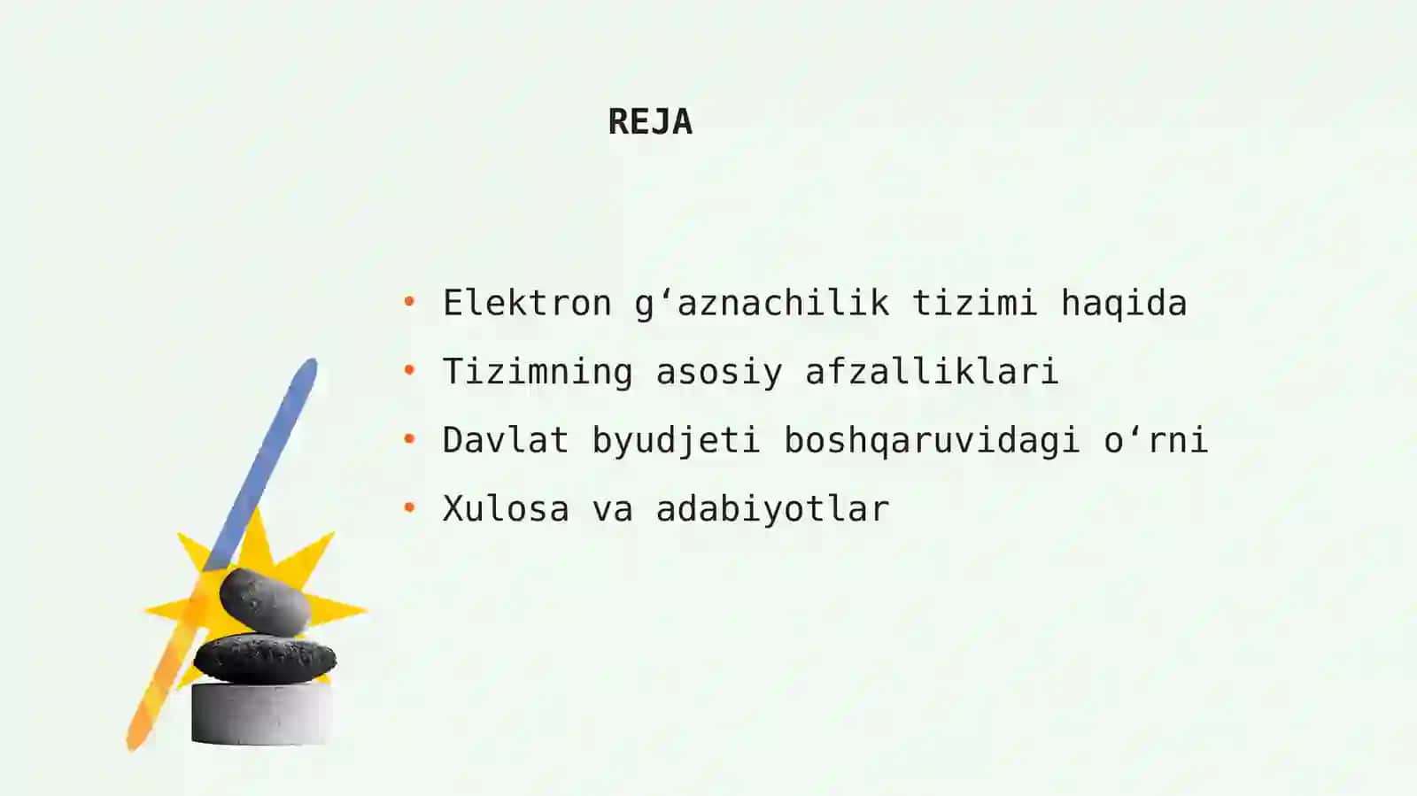 Elektron gʻaznachilik tizimi va afzalliklari 2