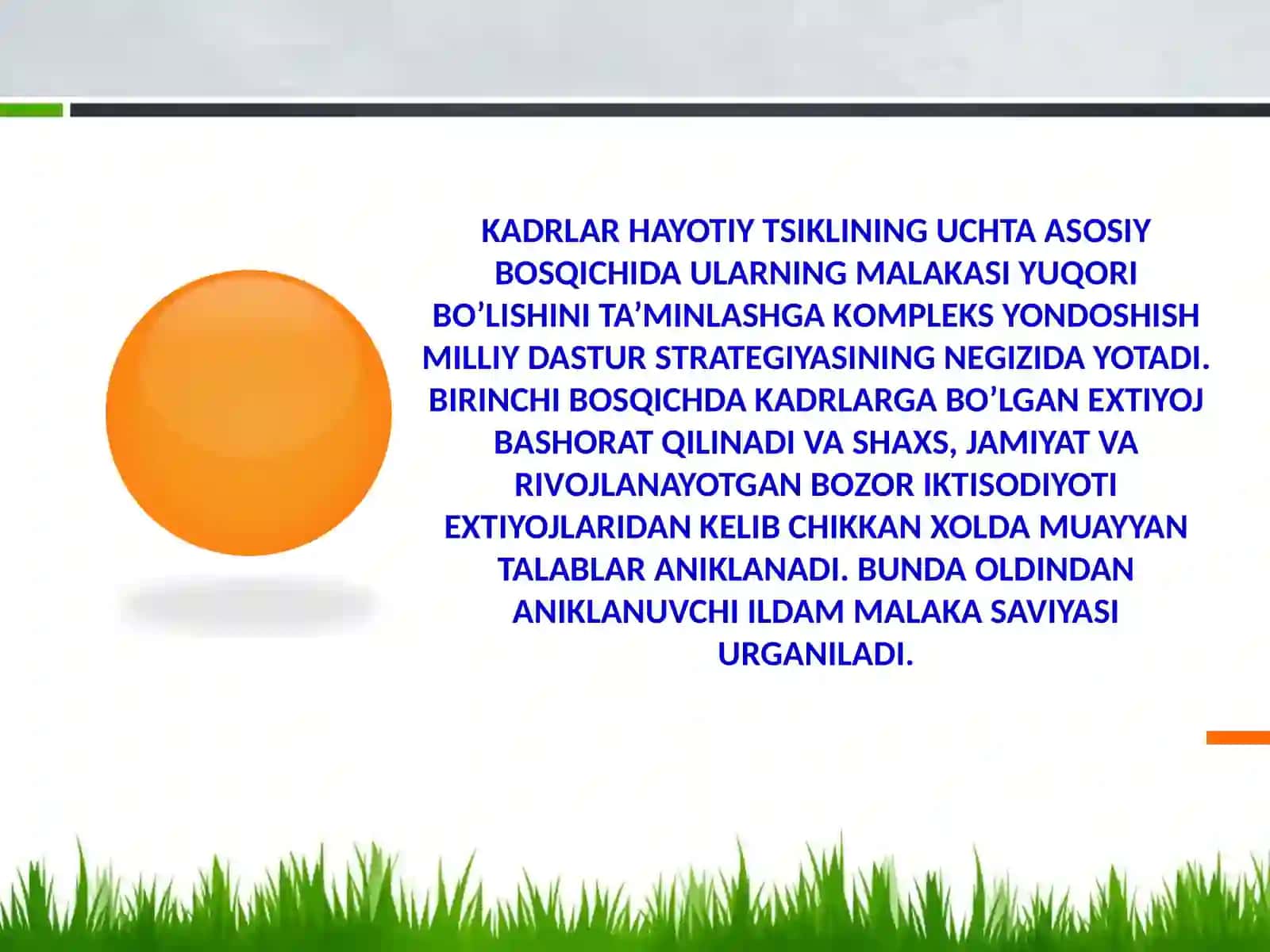 Mutaxassislikka kirish fanini o`rganish zarurati 2
