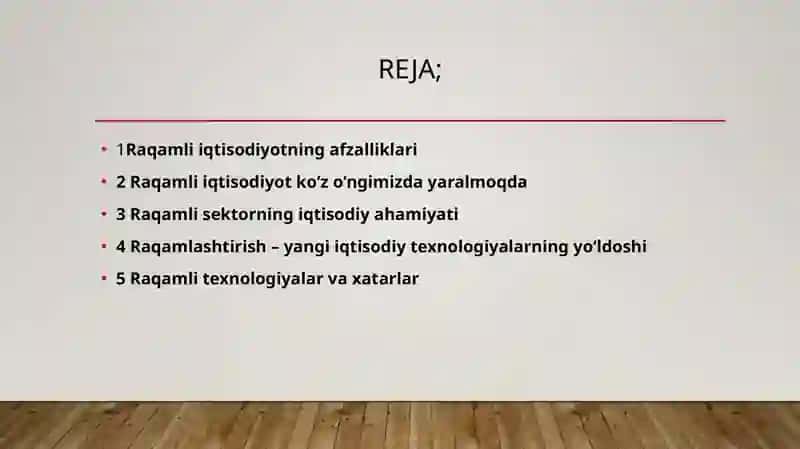Raqamli iqtisodiyotning afzalliklari 2