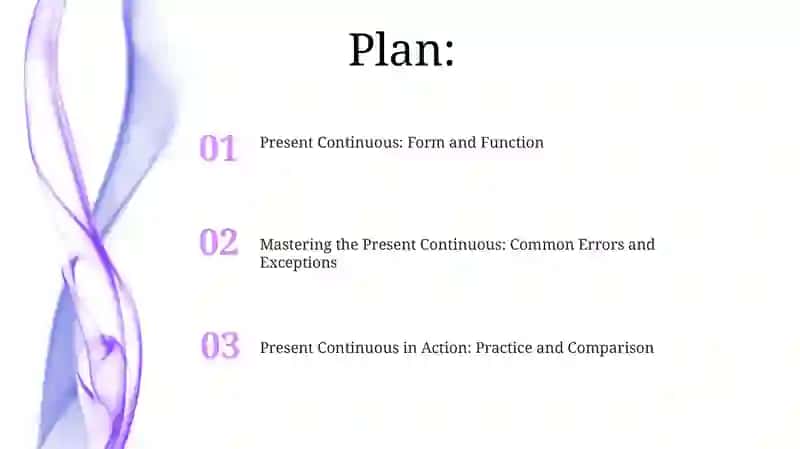 Present Continuous 2