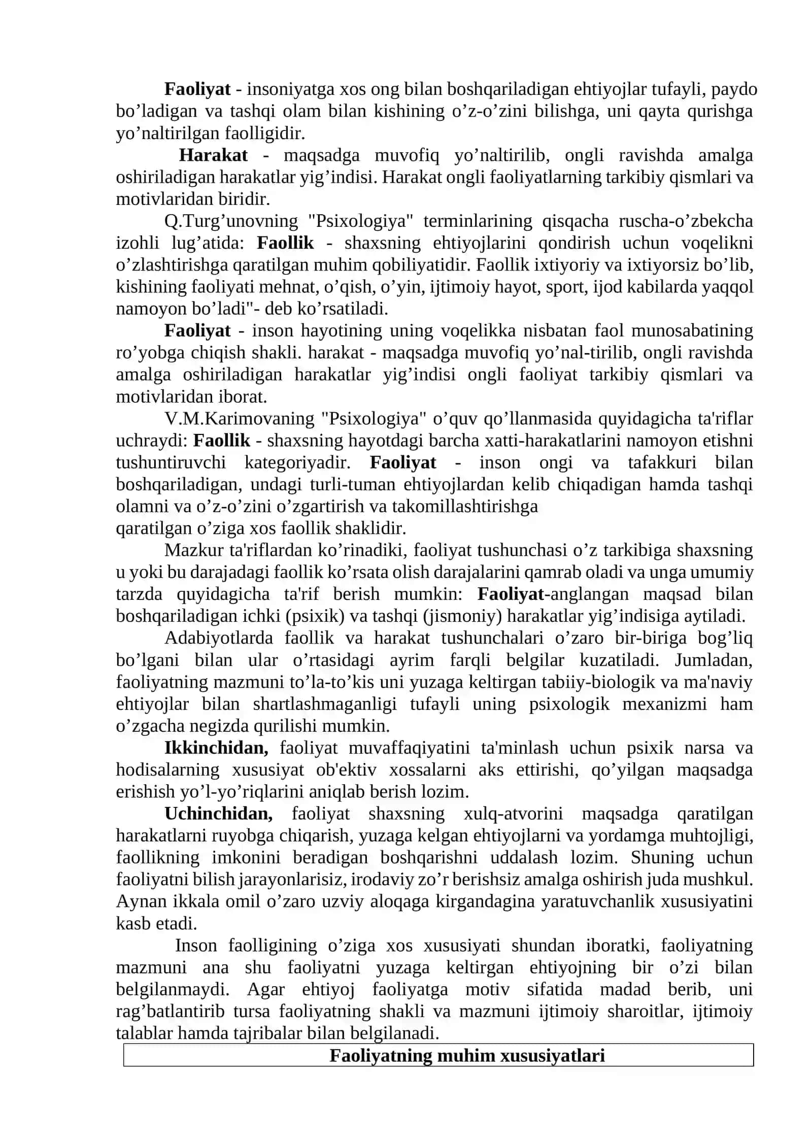 Faoliyat motivatsiya 2