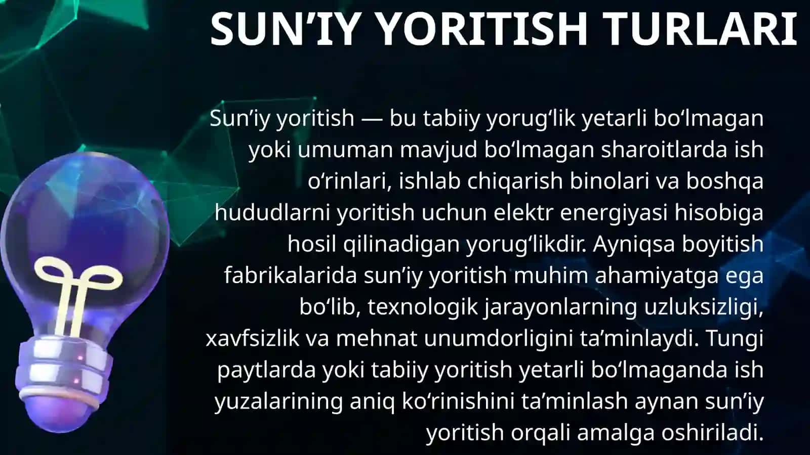 BOYITISH FABRIKALARIDASUNʼIYYORITISH USULLARI 2