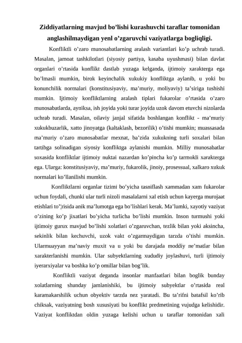 Jamoadagi ziddiyatlarni bartaraf etishda rahbar obrusining ahamiyati 2