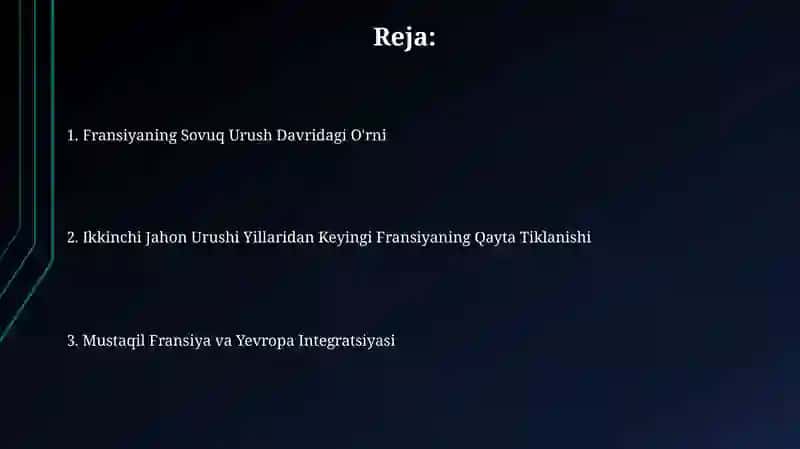 Fransiya va Sovuq urush 2