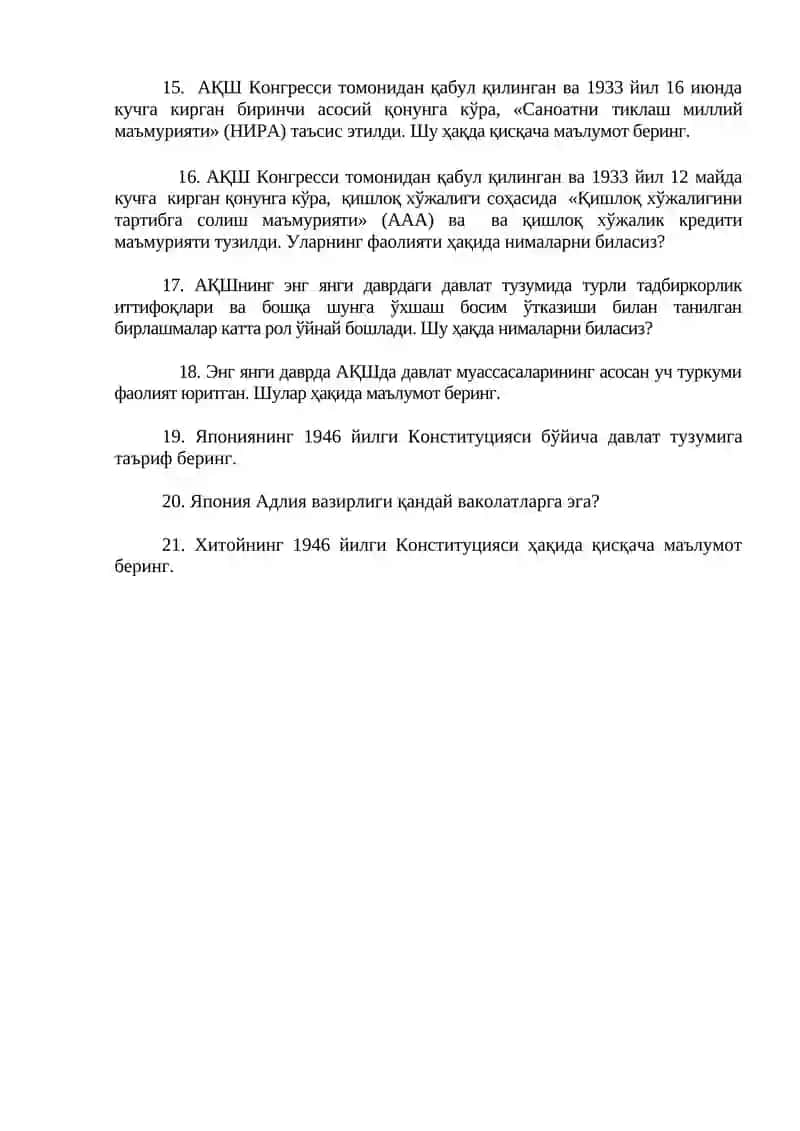 XX asrda Angliya siyosiy tizimi va saylov huquqi 2
