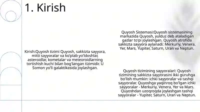 Quyosh Sistemasi 2