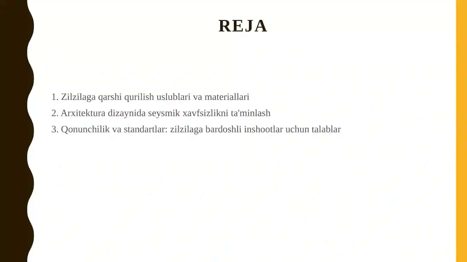 Arxitektura yodgorliklari zilzila  bardoshligi 2