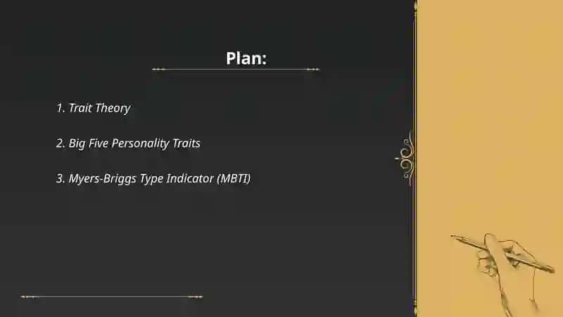 Trait Theory 2