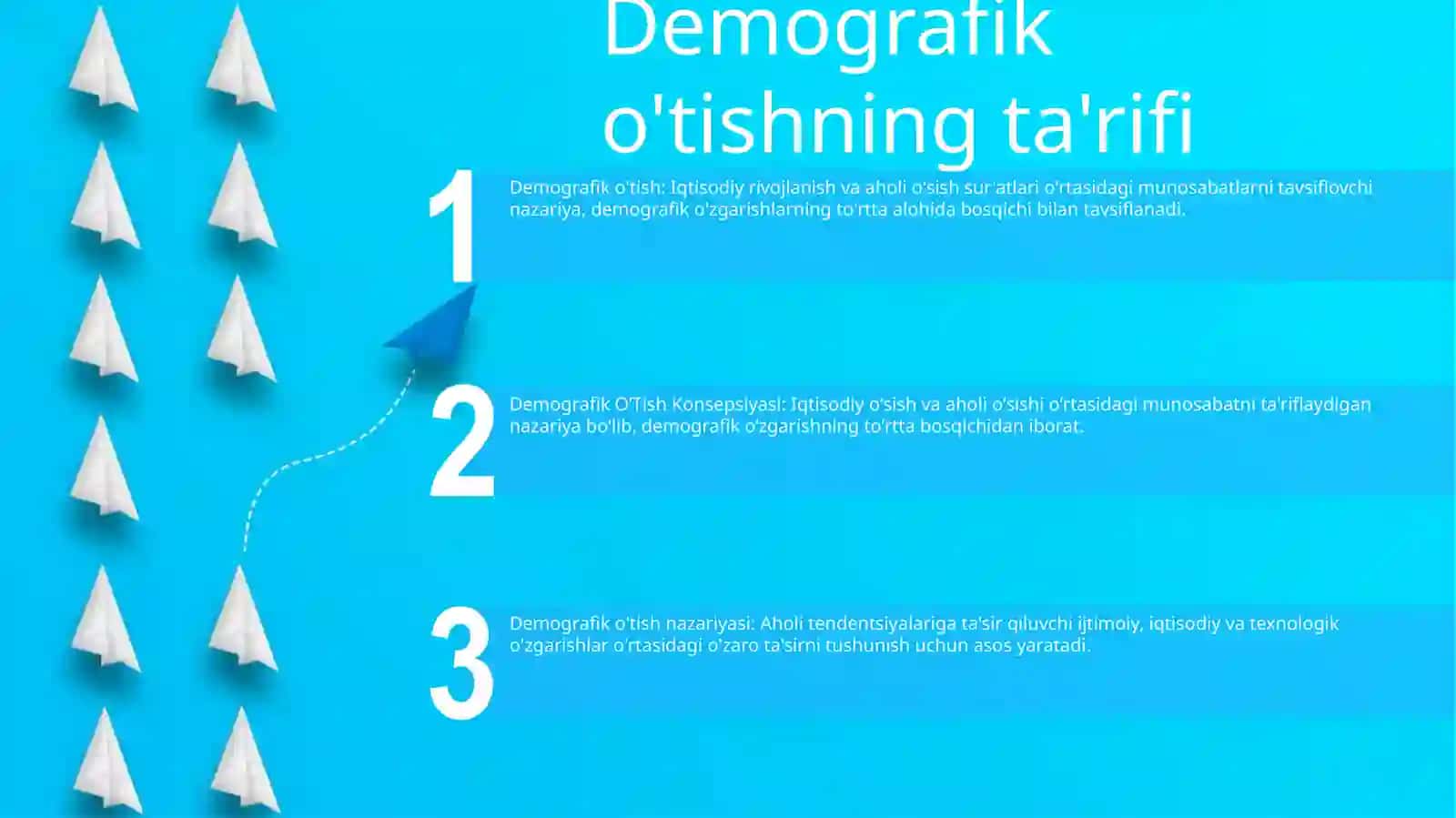 Demografik OʻTish Konsepsiyasi 2