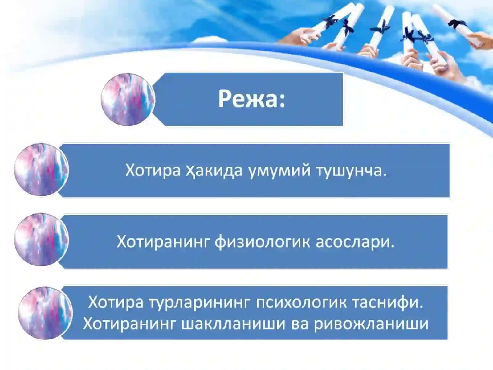 Хотира ва унинг асосий механизмлари 2
