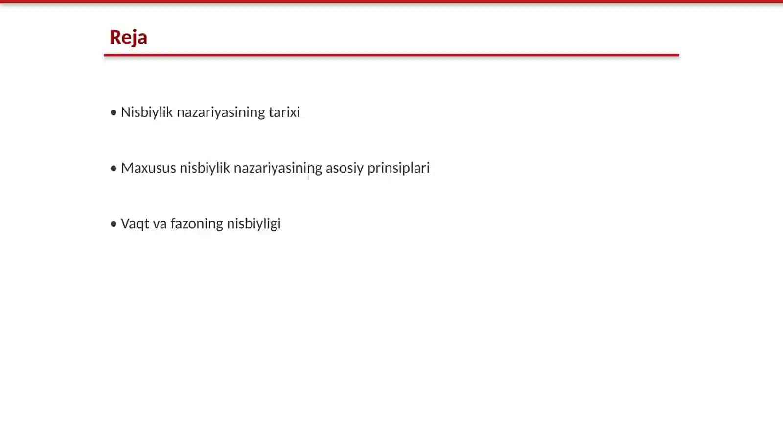 Maxusus nisbiylik nazariyasi 2