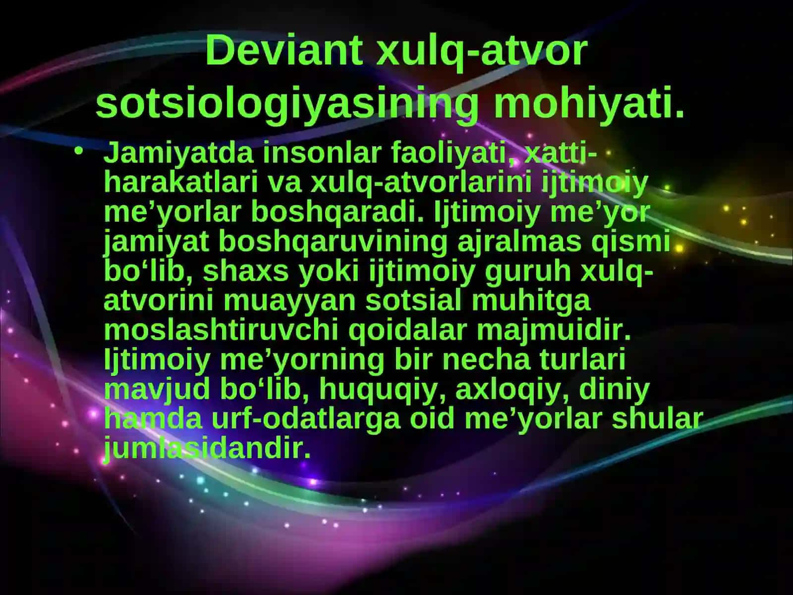 HULQ ATVOR KLASSIFIKATSIYALARI 2